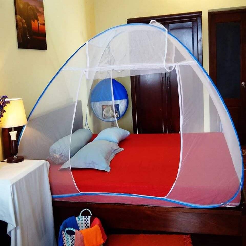 Màn Chụp Tự Bung Gấp Gọn Tiện Dụng, Mùng Chụp Thông Minh Chống Muỗi Hiệu Quả | Hàng Việt Nam Cao Cấp