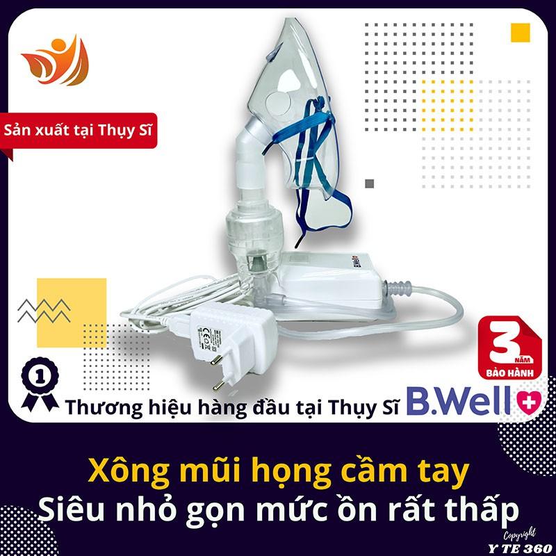 Máy Khí Dung Xông Mũi Họng Cầm Tay B Well MED 120 | Sản Xuất Tại Thụy Sĩ