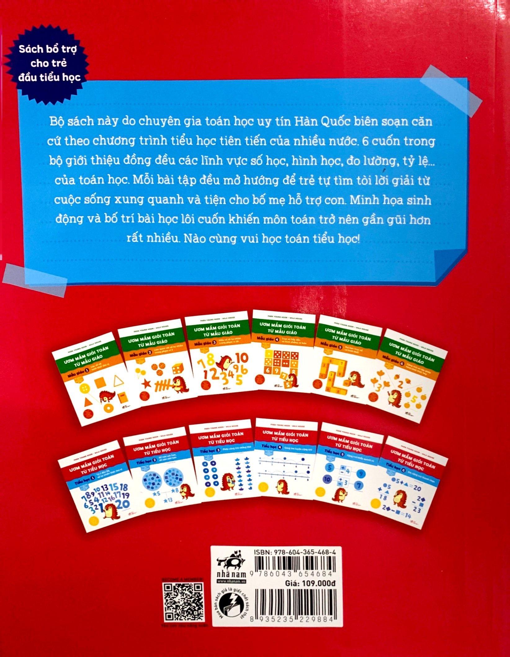 Ươm Mầm Giỏi Toán Từ Tiểu Học - Tiểu Học 6 - Em Cộng Trừ Thành Thạo