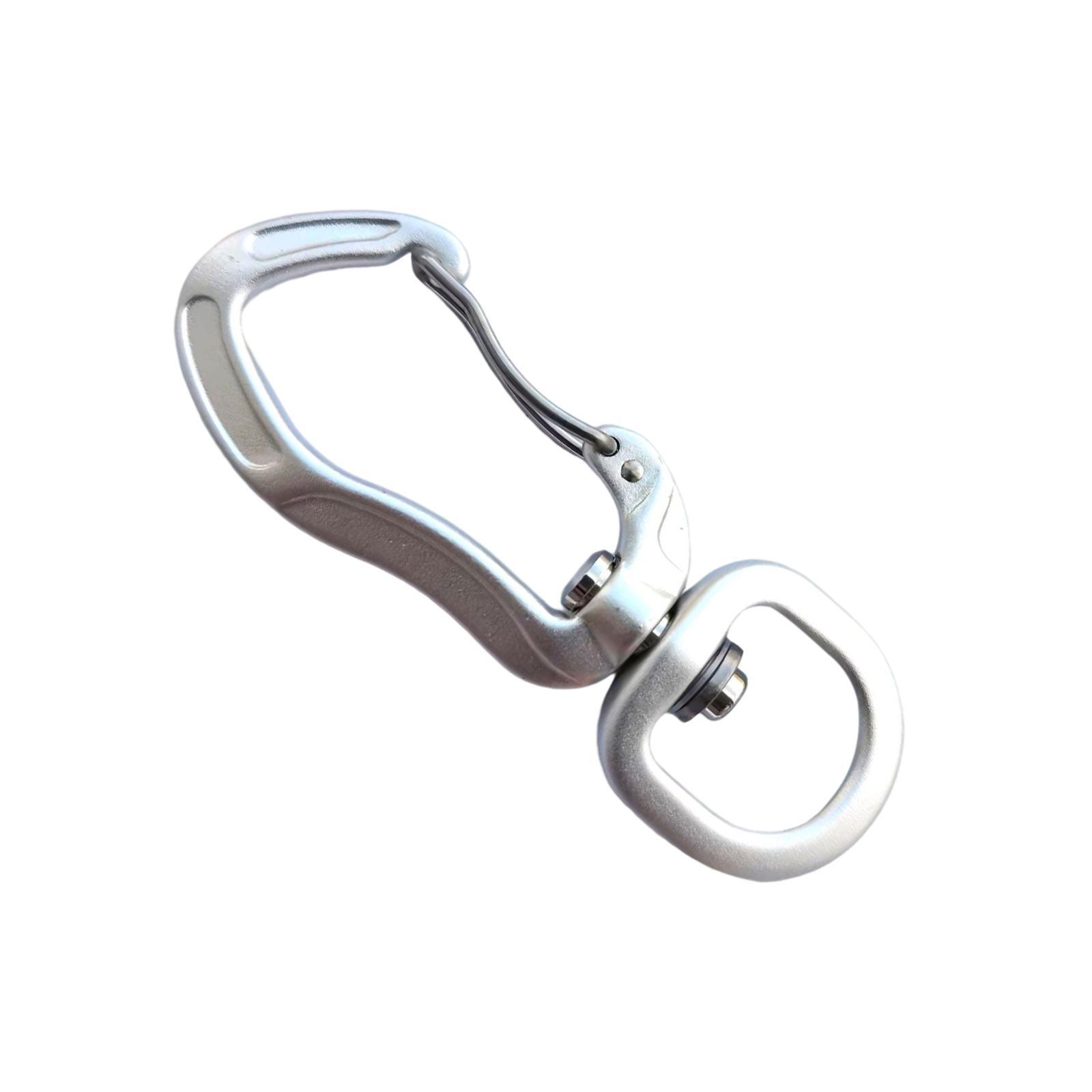 Swivel Carabiner Clip Aluminium Carabiner for Key Chain Hiking Sports Boat Anchor Rope