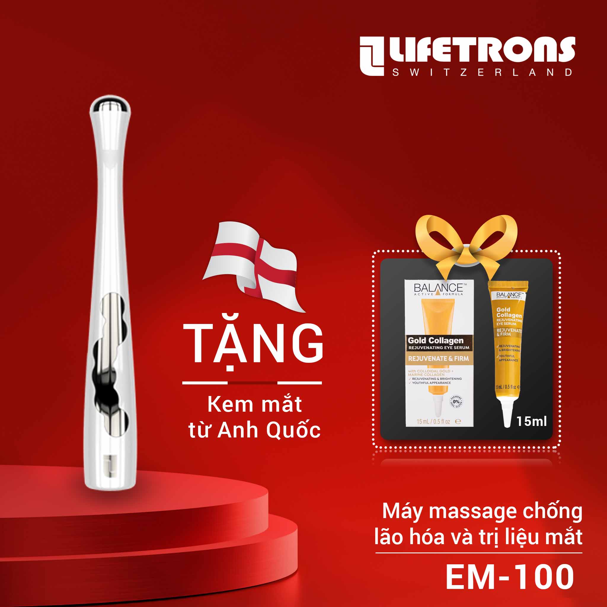 Máy Massage Mắt Và Chống Lão Hóa Lifetrons EM-100