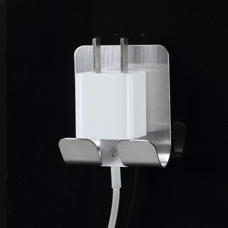 Combo 10 Móc Inox 304 Dán Tường Treo Đồ Tiện Dụng , Móc Hook Đôi Treo Ổ Cắm Điện Treo Dao Cạo Râu