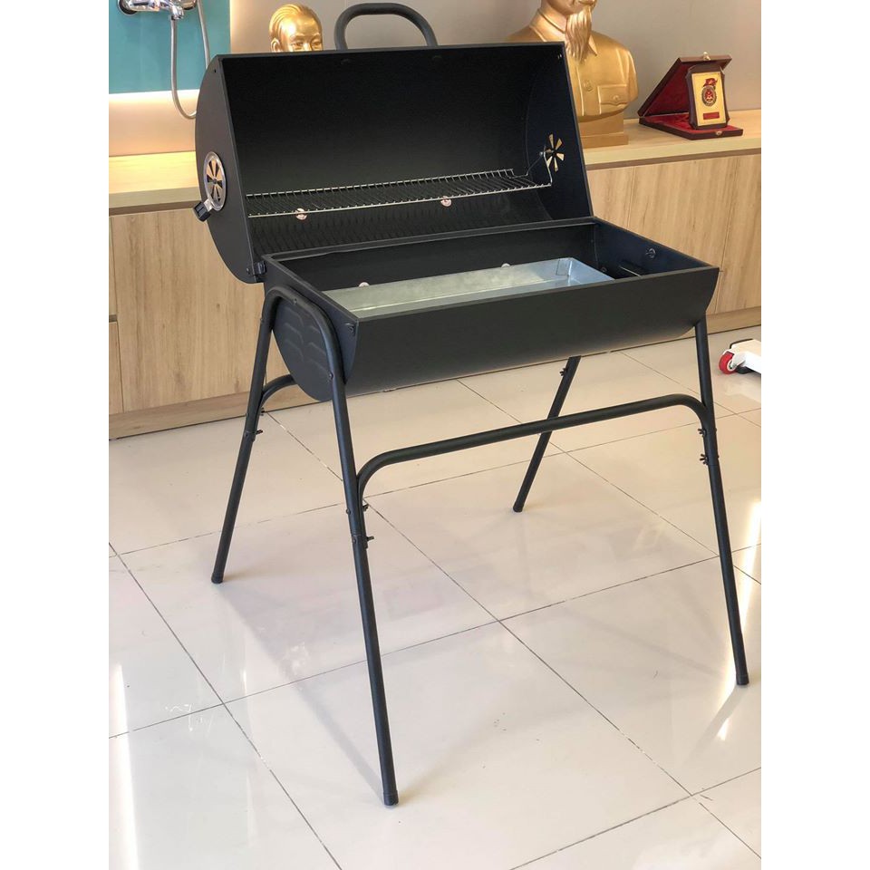 Giá sốc - Bếp nướng ngoài trời Barrel Charcoal Barbecue