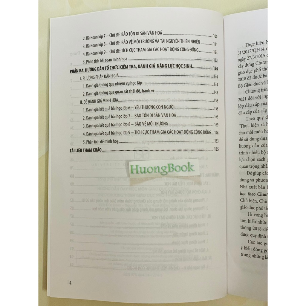 Sách - Hướng dẫn dạy học môn Giáo dục công dân THCS theo chương trình GDPT 2018 - NXB Đại học Sư Phạm