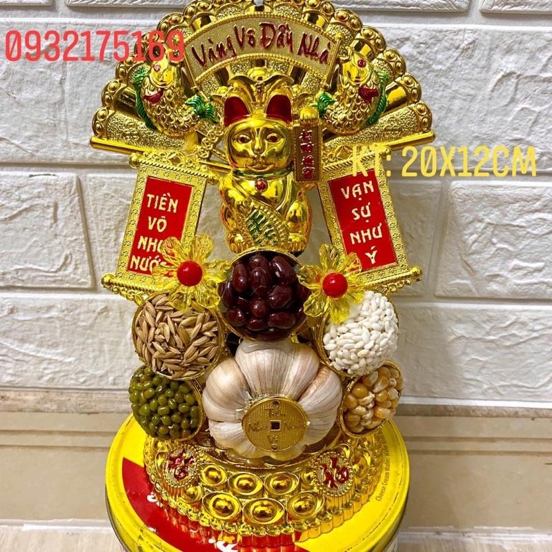 Tháp tỏi mèo chiêu tài 2 liễng nhỏ