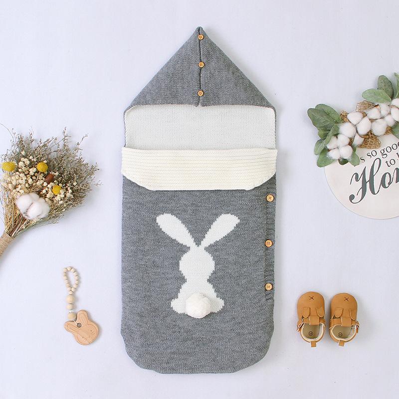 Hoạt Hình Cho Bé Thỏ Túi Ngủ Cho Bé Túi Ngủ Sơ Sinh Chăn Bao Thư Cho Xe Đẩy Chăn Ga Gối Đầm Bọc Ngủ Bao