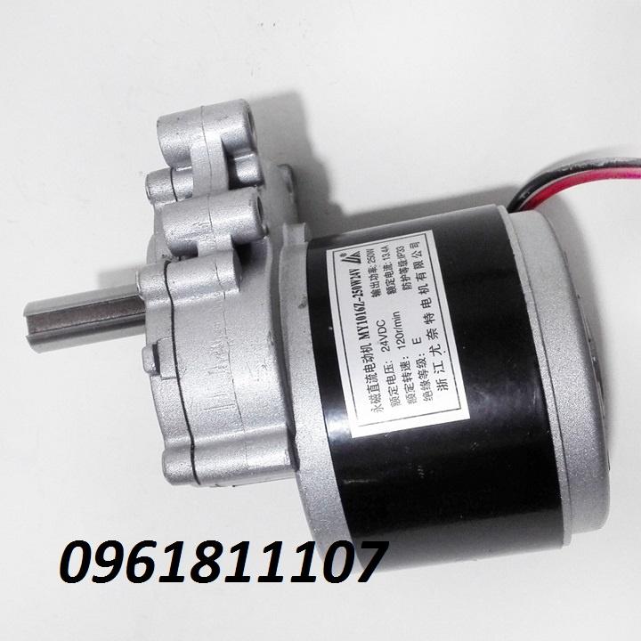 Động cơ giảm tốc 24v có phanh