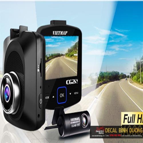 Camera Hành Trình Ô Tô Xe Hơi VIETMAP C62 - Ghi Hình Trước Sau Full HD, Cảnh Báo Bằng Giọng Nói, BH 12 Thán