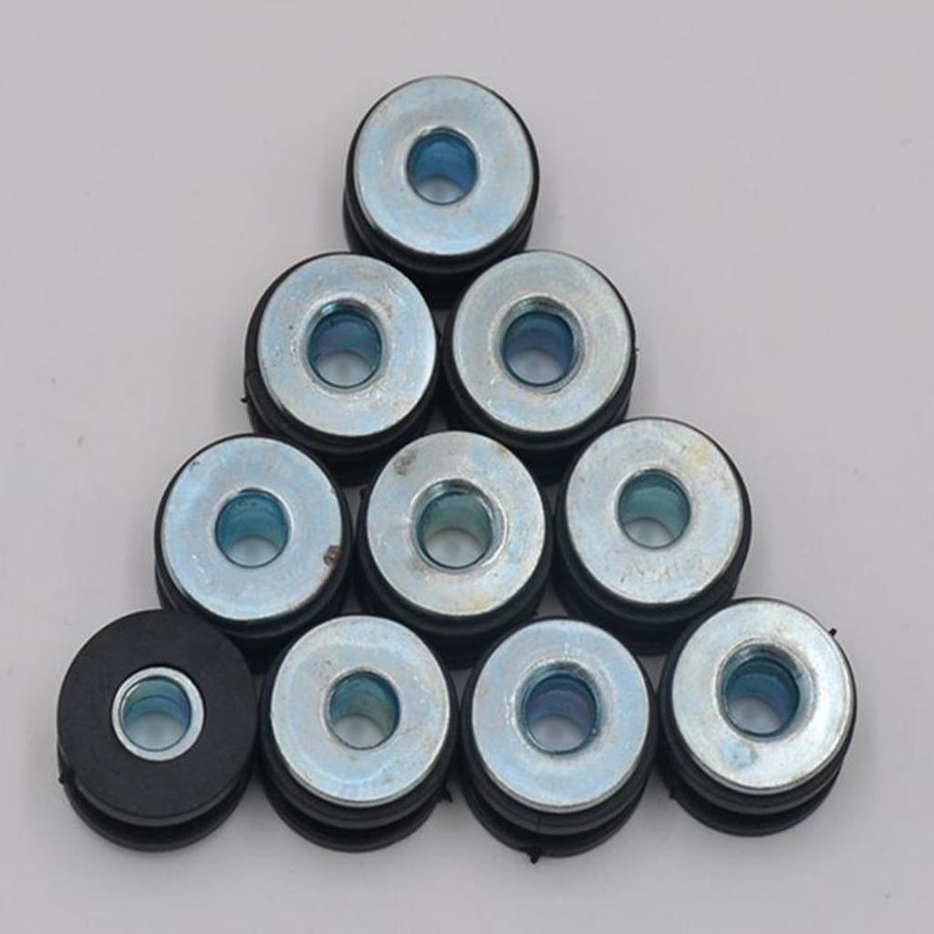 20Pcs Universal Motorcycle Rubber Grommets Bolt Kit for Suzuki Honda