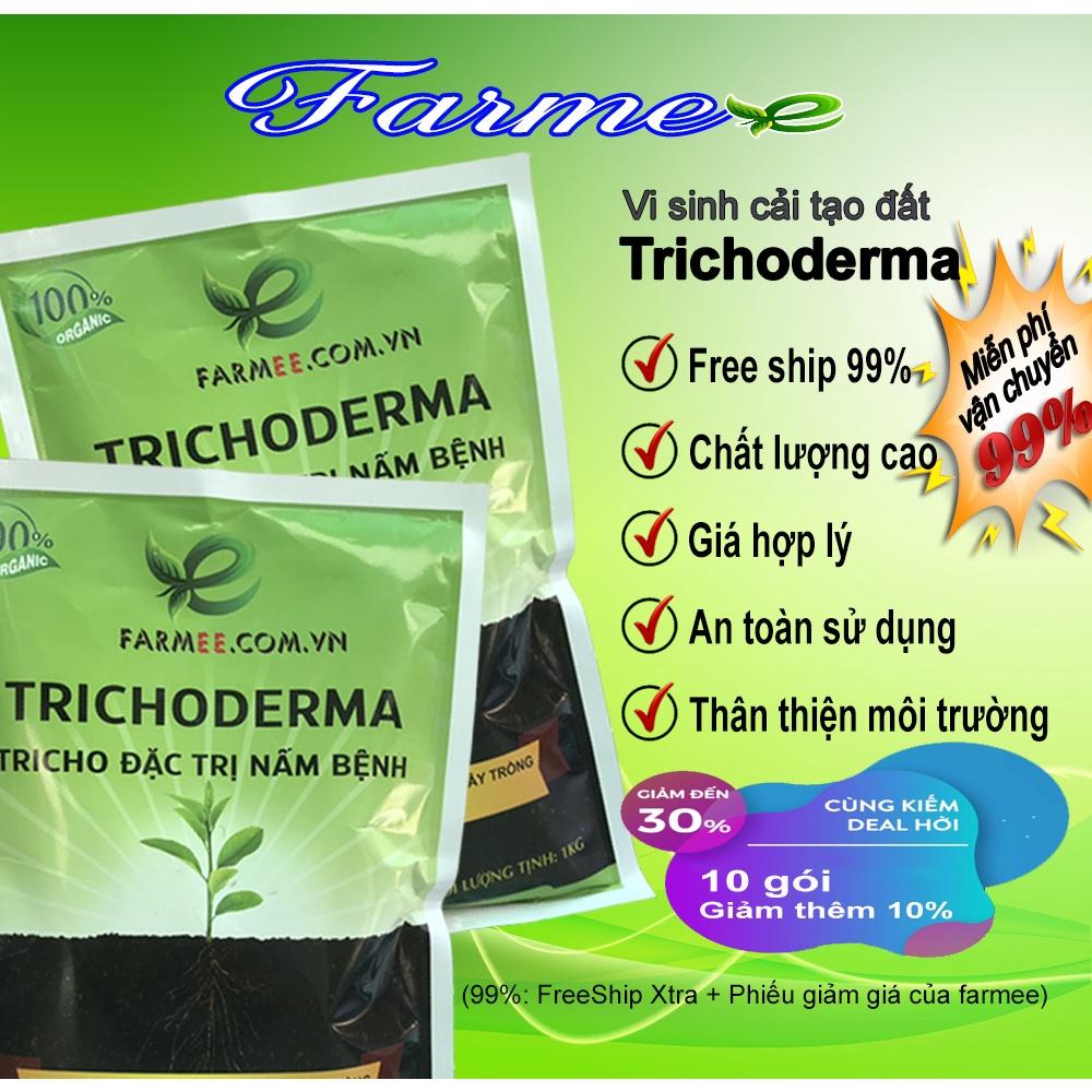 Vi sinh cải tạo đất Trichoderma farmee 10 kg, Ủ phân hữu cơ, phòng trừ nấm bệnh