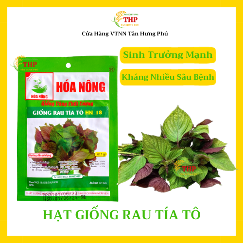 Hạt giống Rau Tía Tô HN-18 | Hạt Giống | gói 1 gr