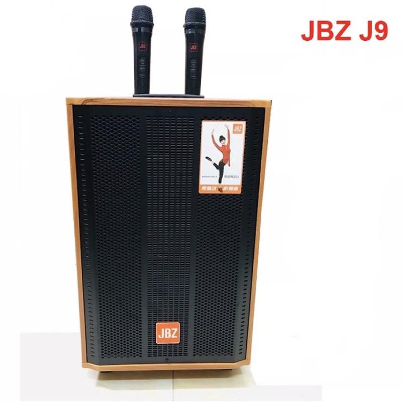 Loa kéo jbz j9 bass 30cm kem 2micro không dây - Hàng Nhập Khẩu