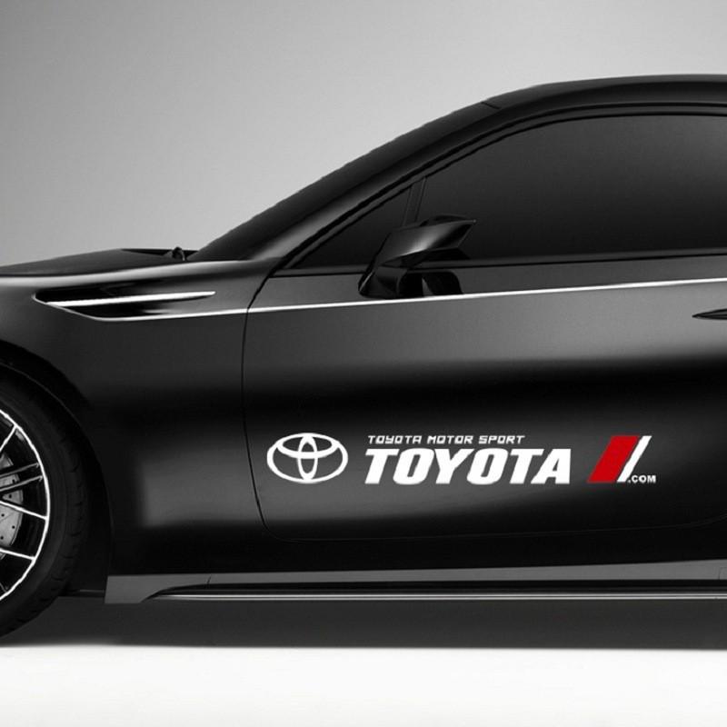 Dải Tem Toyota Dán Trang Trí 2 Sườn Xe ô Tô Ms-280