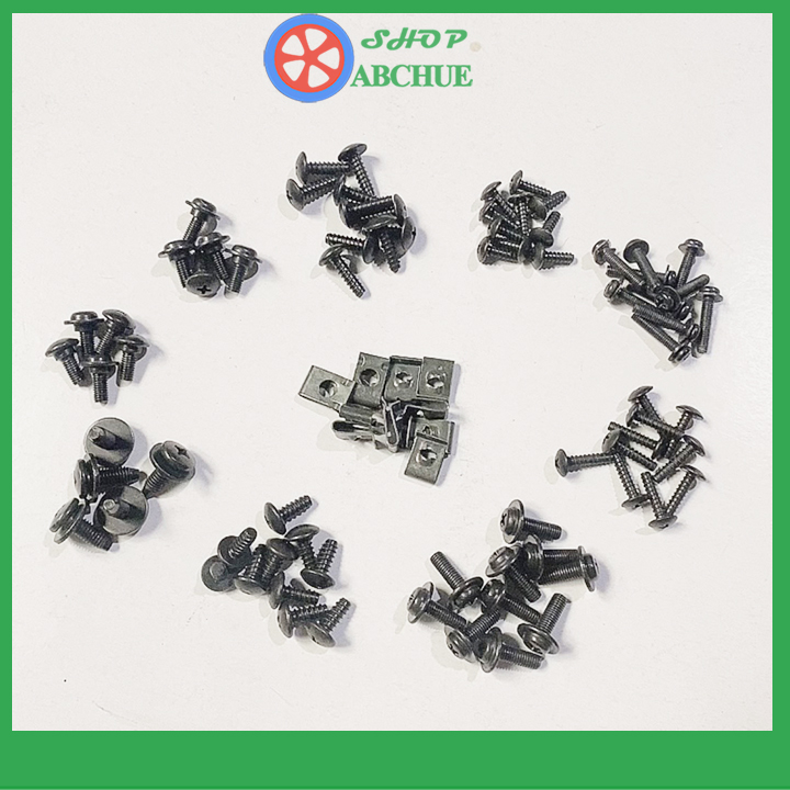 Bộ 75 ốc dàn áo ốc lục cho xe Honda gồm 9 loại khác nhau