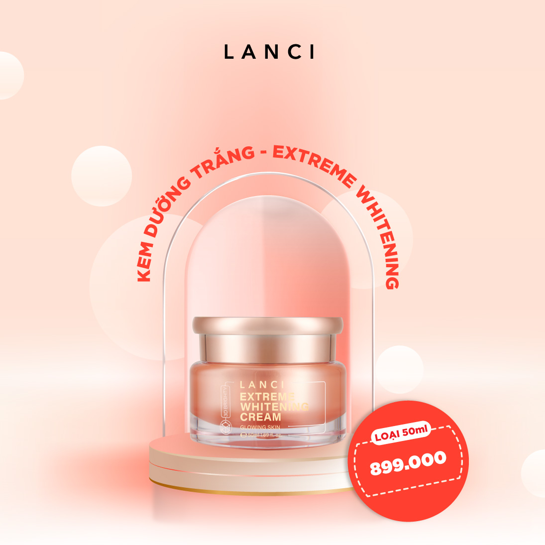 Kem Dưỡng Trắng Da LANCI Extreme Whitening Cream 50ml