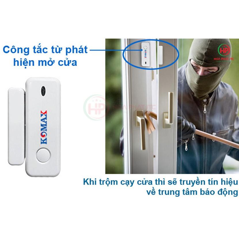 Komax KM-G20 - Bộ chống trộm trung tâm dùng sim và wifi, Báo trộm qua điện thoại, gọi điện, nhắn tin - Hàng chính hãng