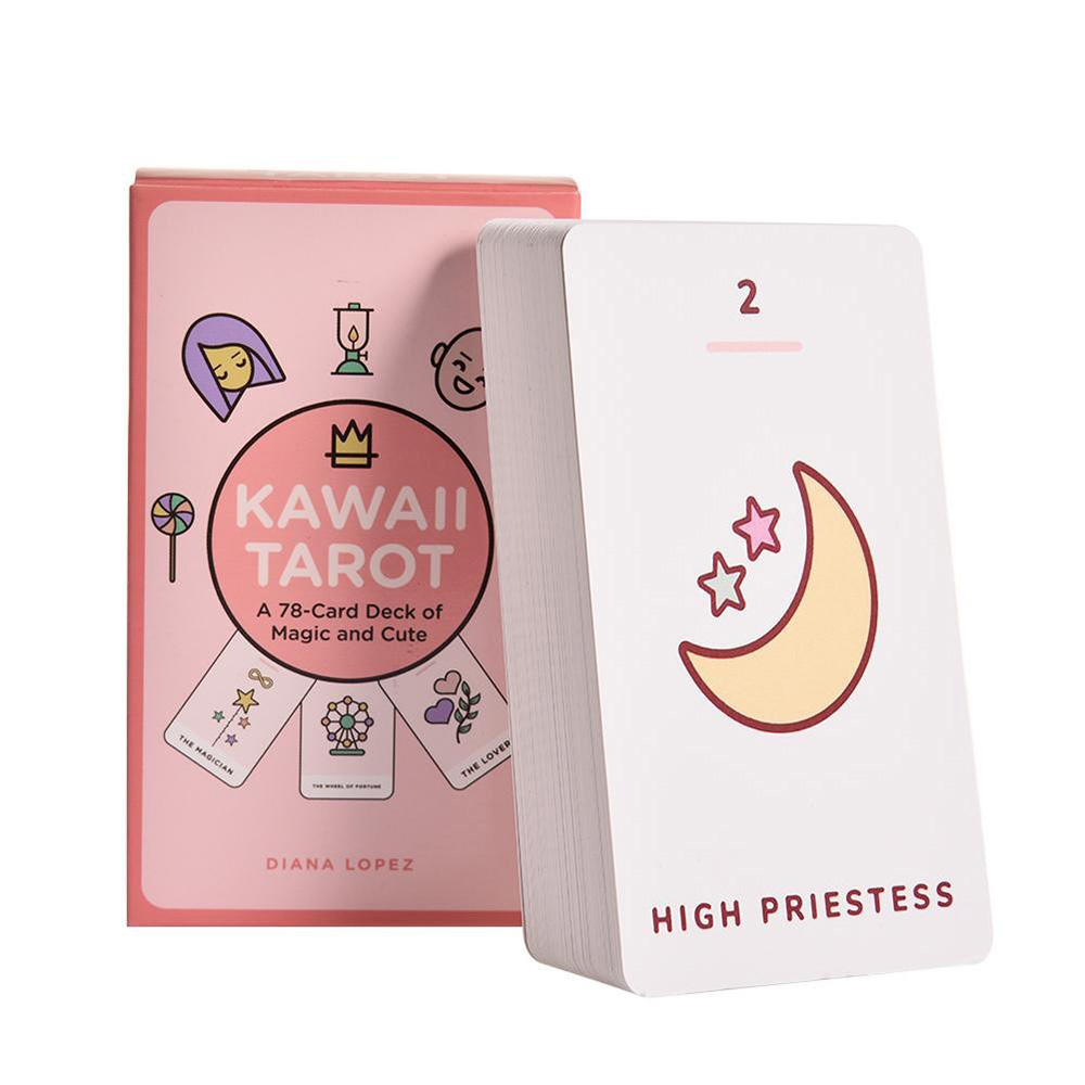 Bài Tarot Kawaii Tiên Tri Cao Cấp Tặng Đá Thanh Tẩy