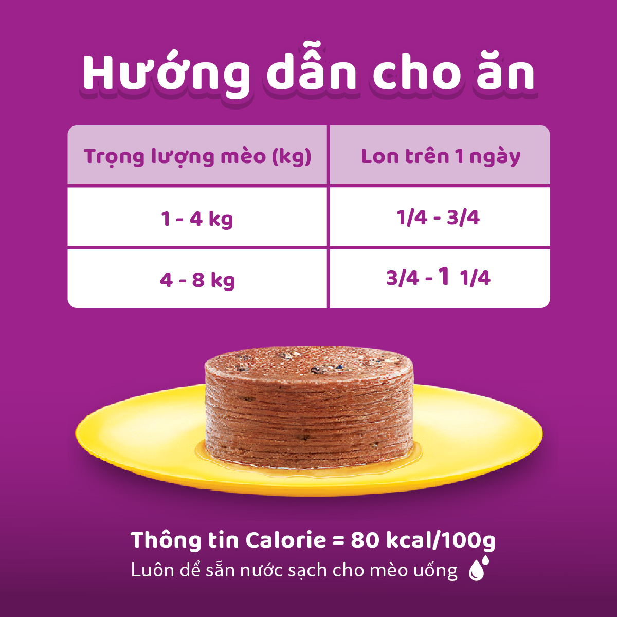 WHISKAS Combo 3 Thức Ăn Cho Mèo Trưởng Thành Dạng Pate 400G (dạng lon) - Mix 3 vị