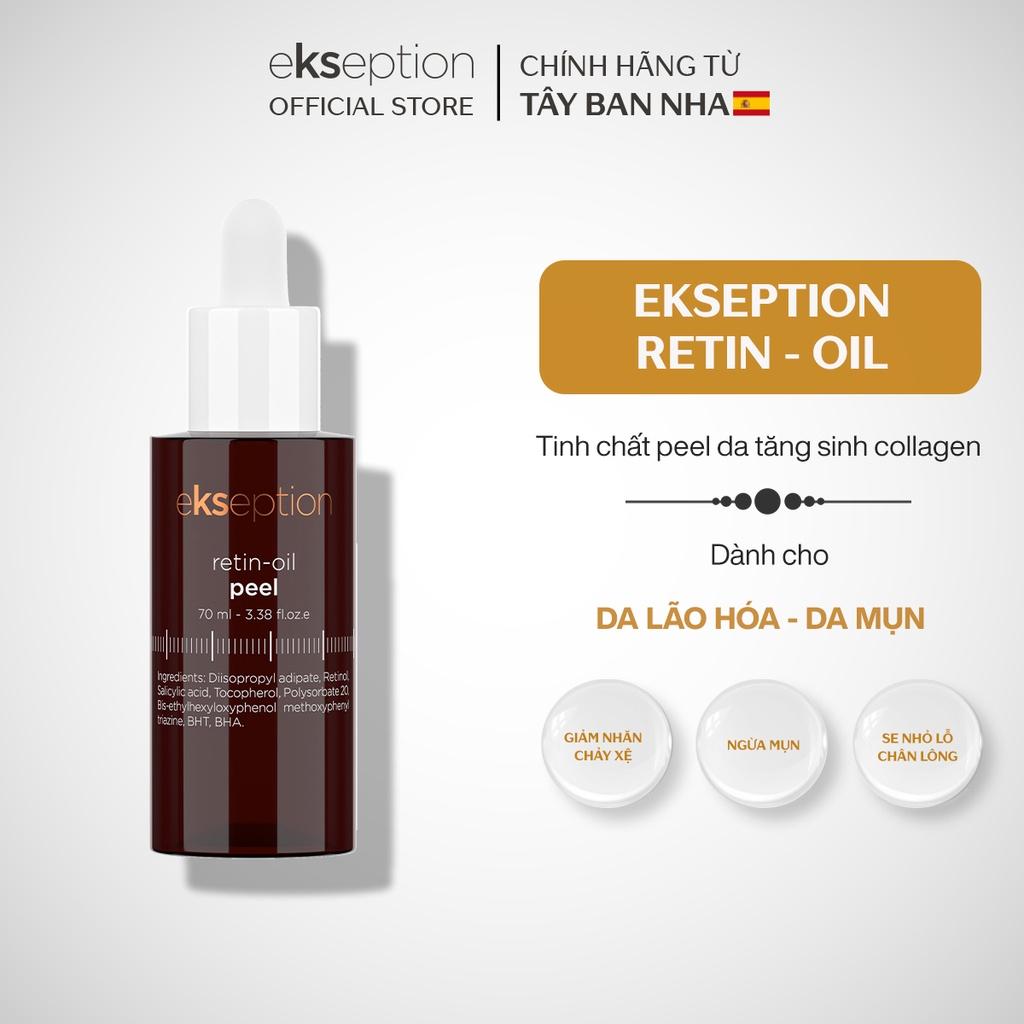 Tinh chất peel da Ekseption Retin-oil 70ml tăng sinh collagen, chống lão hóa