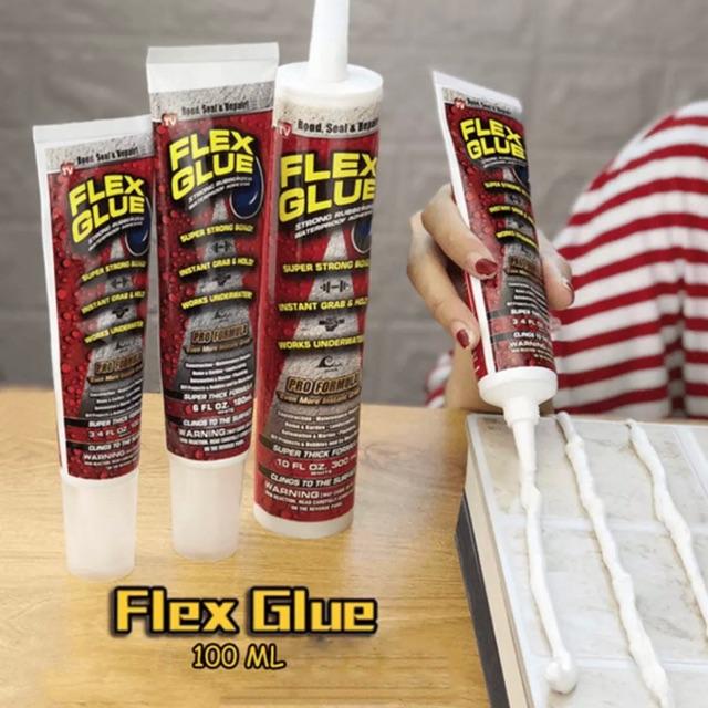 Keo Silicon Flex Glue đa năng sử dụng trên nhiều chất liệu như kim loại , gỗ , tường ..