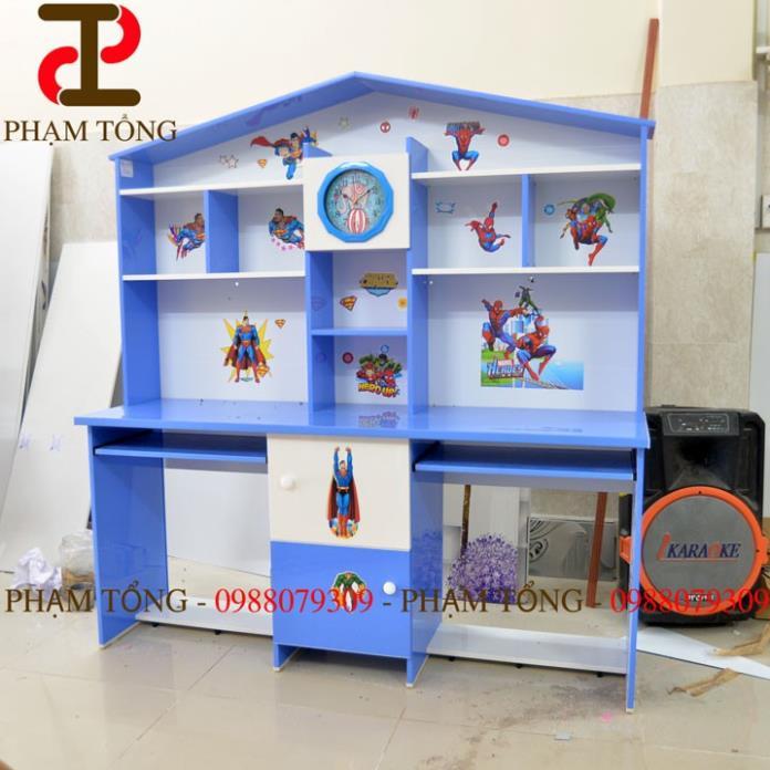 Bàn học nhựa dành cho 2 bé [ hàng cao cấp ] Miễn phí giao hàng