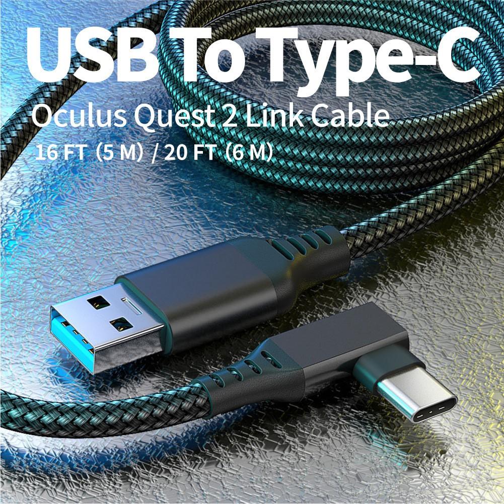 Dây cáp chuyển đổi từ giắc cắm USB sang Type-C, dây cáp USB 3.1 cho Oculus Quest 2 dài 5m - MINPRO