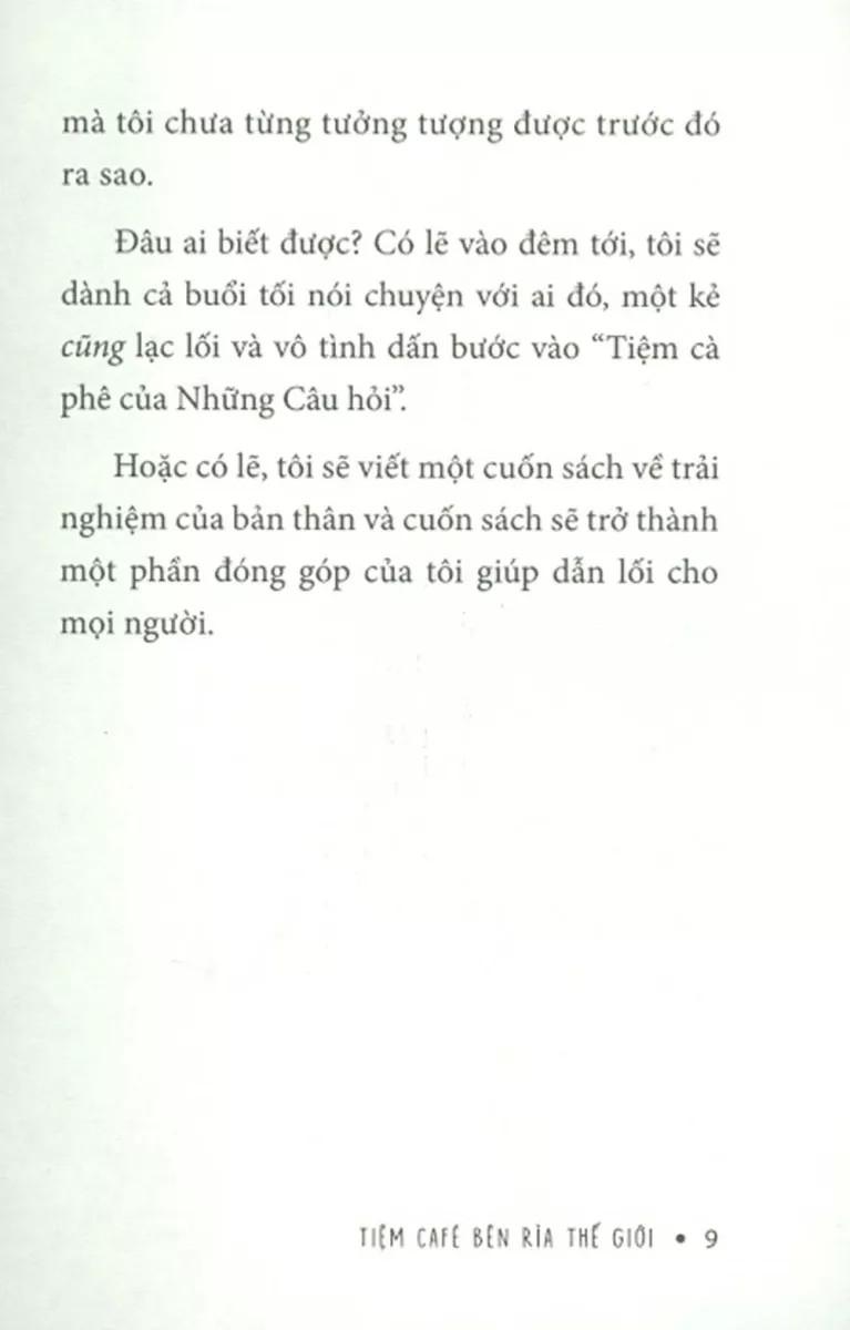 Tiệm Café Bên Rìa Thế Giới
