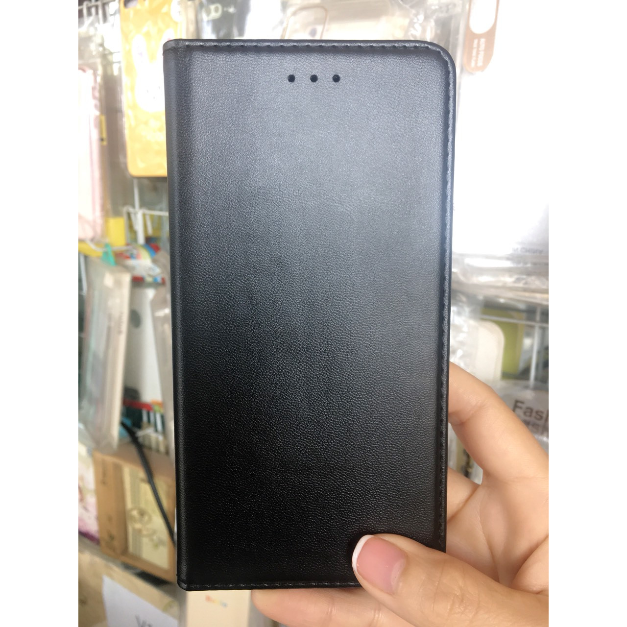 Bao Da Kiêm Ví Cầm Tay cho Iphone XS/Max