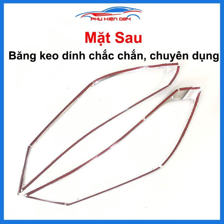 Ốp viền đèn pha hậu mạ crom Tucson 2016-2017-2018-2019-2020-2021 chống trầy trang trí bảo vệ xe