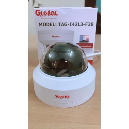 Camera IP Dome Giám Sát NHÀ/TRỌ/CÔNG TY - 2.0mp Global TAG-I42L3-F28 HÀNG CHÍNH HÃNG