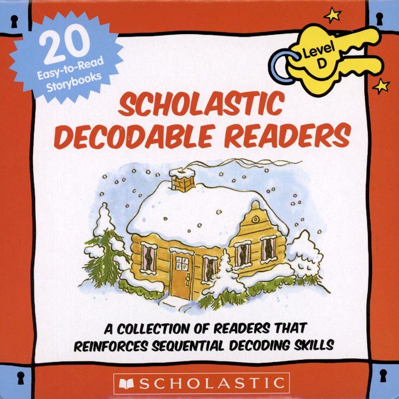 [Hàng thanh lý miễn đổi trả] Scholastic Decodable Readers : Box Set Level D (Include 20 Books with CD)