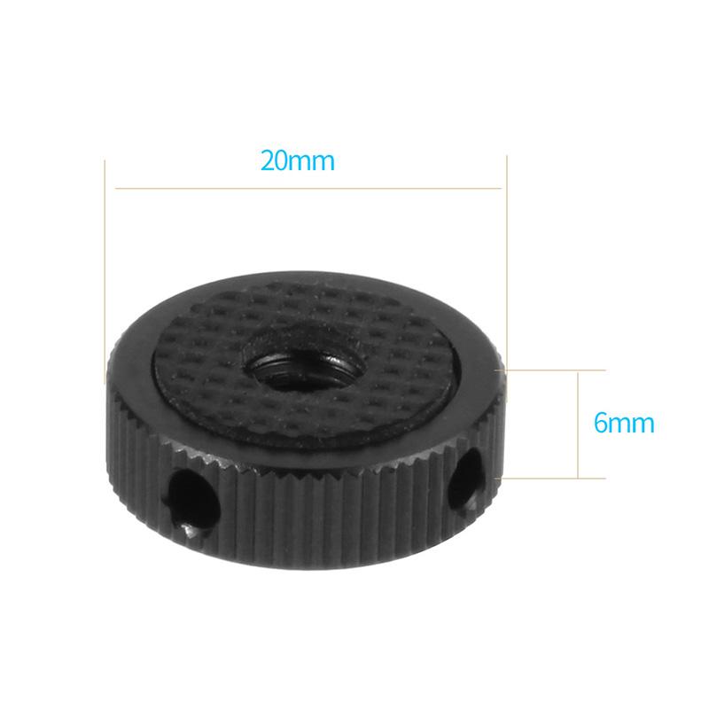 Nâng cấp thép không gỉ 1/4 vít mini mini bộ chuyển đổi gắn kết cho GoPro Hero 12 11 10 Insta360 x3 One x2 cho camera hành động OSMO