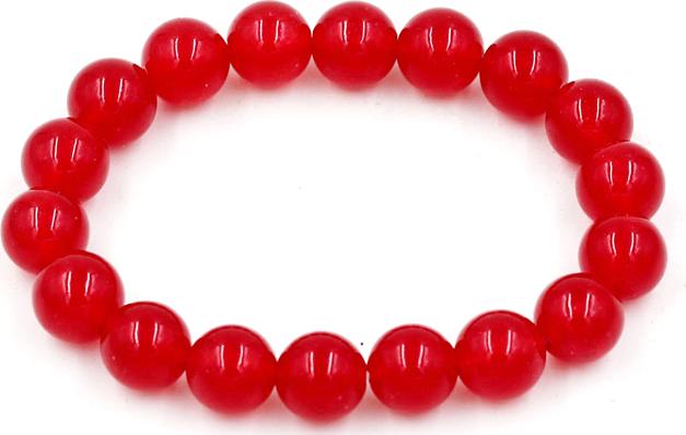 Chuỗi tay thạch anh đỏ - 10 ly 18 hạt - hợp với mệnh Thổ và mệnh Hỏa
