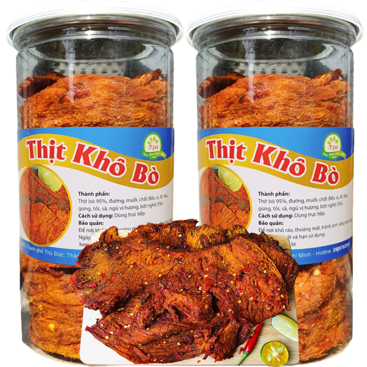 Khô Bò Miếng Mềm Cay Chất Lượng Hiệu TLP - Hũ 150G