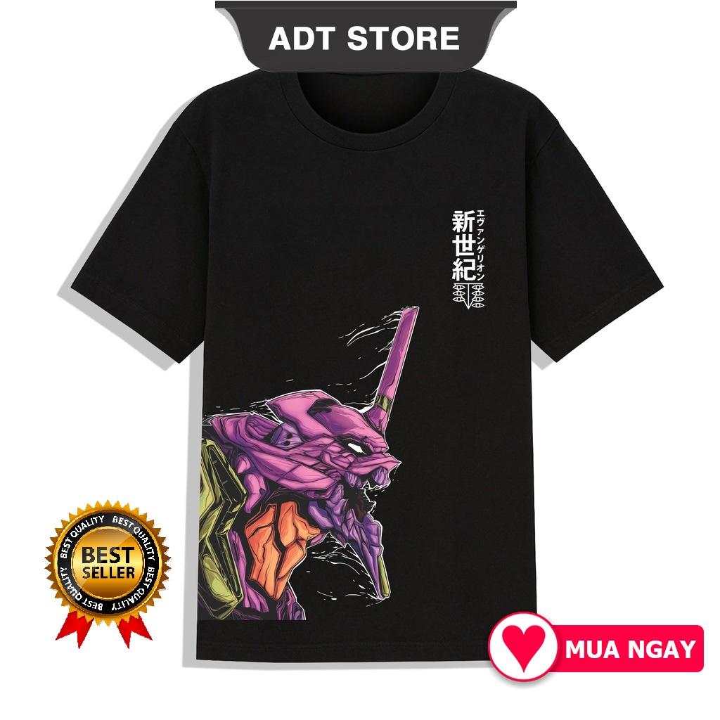 Áo Thun Unisex nam nữ Form Rộng Hình Evangelion Anime Neon Genesis Evangelion mẫu HOT độc đẹp