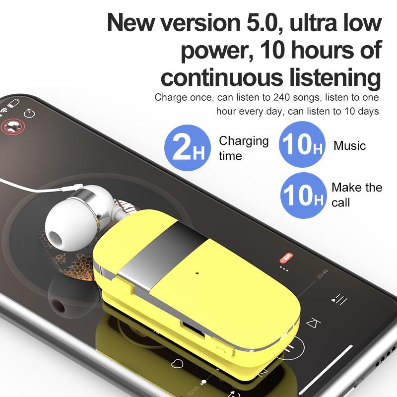 2021 K53 Mini Không Dây Bluetooth Tai Nghe Nhắc Nhở Cuộc Gọi Rung Thể Thao Kẹp Lái Xe Auriculares Tai Nghe Chụp Tai PK F910 F920 F990