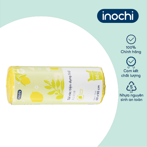 Túi rác tiện dụng Inochi - Soji 50L x 19 túi Hương Chanh