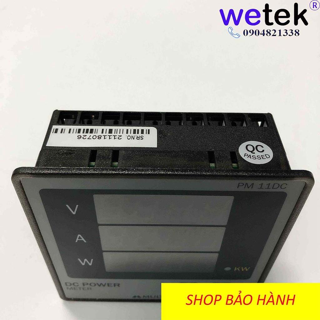 Multispan PM-11DC, Đồng hồ DC đo dòng, áp, công suất, năng lượng nguồn 1 chiều  (V, A, W, KWh đồng thời), LED siêu sáng