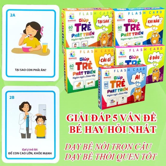 Flashcards Cho Bé - Bộ Thẻ Câu Hỏi Cho Bé