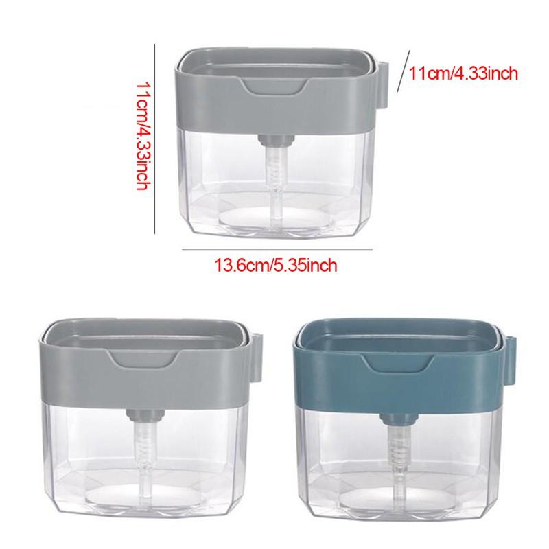 Hộp Đựng Xà Phòng Dạng Nhấn 2 Trong 1 Tiện Dụng