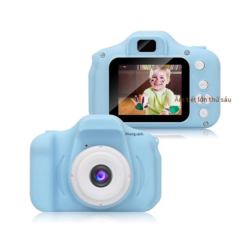 Máy ảnh trẻ em K2 phong cách mới nhất có thể chụp ảnh và quay video đồ chơi máy ảnh kỹ thuật số bé trai và bé gái SLR mini quà tặng khuyến mãi