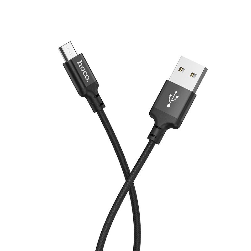 Cáp sạc nhanh Micro USB Hoco X14, dây sạc bọc dù chống đứt, chống rối, hỗ trợ truyền dữ liệu dành cho Samsung/Huawei/Xiaomi/Oppo/Sony, sạc nhanh 2A Max - Hàng chính hãng