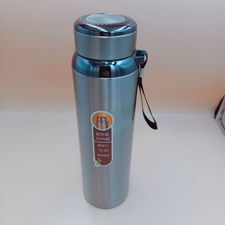 Bình Giữ Nhiệt 1000 ml INOX SUS 316 kiểu dáng thể thao, giữ nóng lạnh tốt, Có Tấm Lọc, Giữ Nhiệt Lên Đến 24 Tiếng