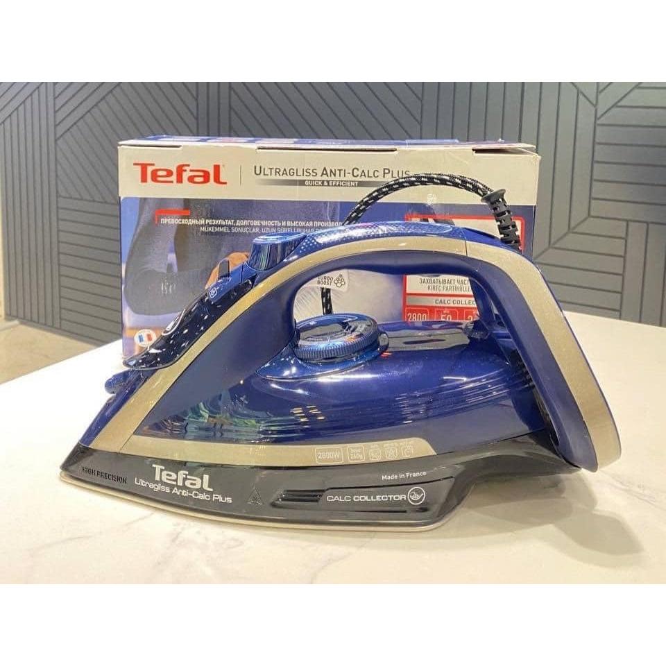 Bàn Là Hơi Nước Tefal FV6846, Bàn Ủi Cầm Tay, Công Suất 2800W, Lực Phun Mạnh, Chống Cặn Bám, Nhập Pháp, Bh 12 Tháng, Hàng Chính Hãng