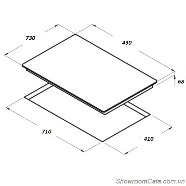 Bếp điện kết hợp từ CATA IT 7002 BK(Hàng Chính Hãng)