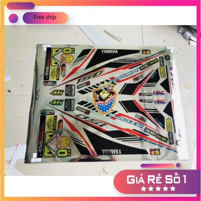 Tem rời dành cho xe exciter 150 Y15zr Crom