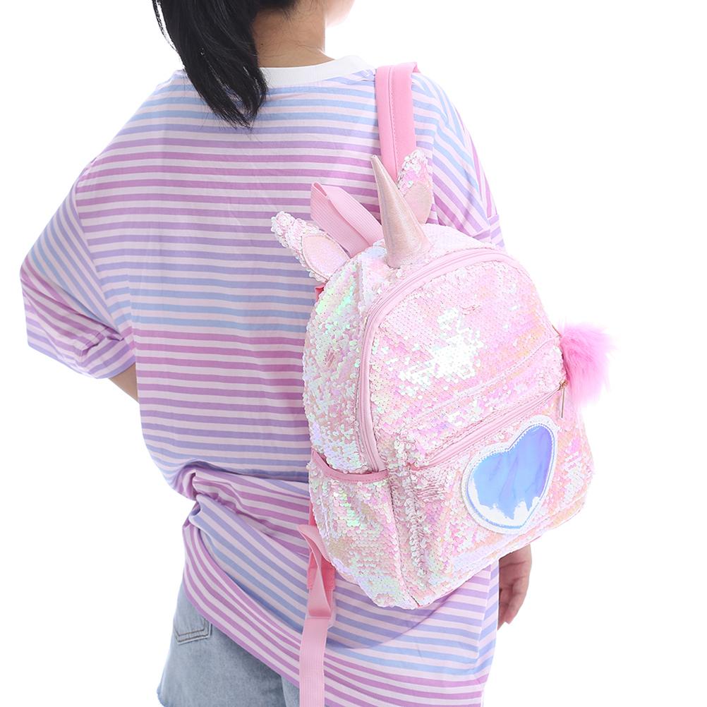 1 Ba Lô Chói Mắt Kỳ Lân Tóc Tiên Đầm Sinh Đựng Dễ Thương Tất Học Ba Lô Daypack cho Bé Du Lịch Trẻ Em