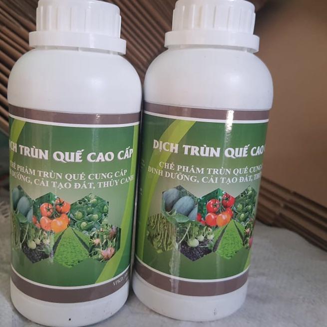 PHÂN BÓN HỮU CƠ CAO CẤP DỊCH TRÙN QUế HIRYO - 500ml