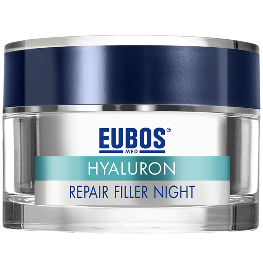 Kem Dưỡng Da Ban Đêm Chống Lão Hóa Làm Mờ Nếp Nhăn Và Tái Tạo Da EUBOS Anti-age Hyaluron Repair Filler Night (50ml)