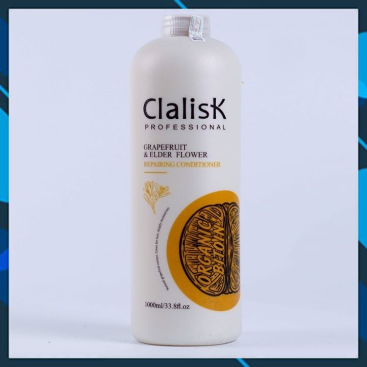 DẦU XẢ BƯỞI CLALISK REPARING GRAPEFRUIT PHỤC HỒI MỀM MƯỢT NGĂN RỤNG MỌC TÓC 1000ML